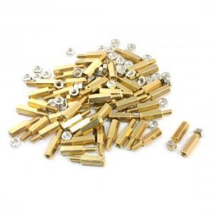 50Pcs M3x6mm Male to Female Thread Hex Standoff Spacer 12mm Body Length