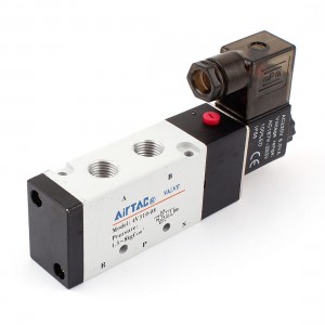 4V310 08 AC 220V Five Ports Two Position Pneumatic Solenoid Valve
