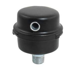 16mm Thread Dia Air Compressor Admitting Port Muffler Silencer Black