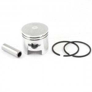 Silver Tone 40mm Diametr Engine Air Compressor Piston Pin Sealing Ring Set