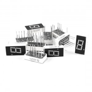 10 Pcs 19mm x 10mm Red LED DIP 1Bit 1-Digit Common Anode Digital Tube 0.39"