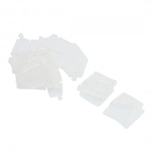 10 Pcs Protective 25mmx21mm Soft Plastic Waterproof Switch Cover