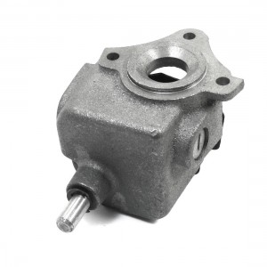 Gray Metal Shell 10mm Drive Shaft Gearbox for Cooling Tower