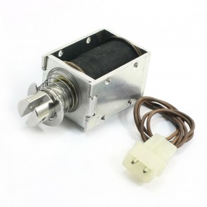 DC 24V 0.75A Spring Loaded Linear Motion Solenoid Electromagnet 2mm 1700g