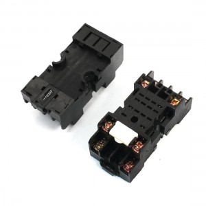 2PCS Replacement 35mm DIN Rail Mounting 8 Pins PYF08.5A Relay Socket Base Holder