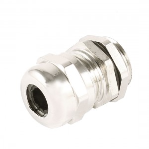 Silver Tone Metal 5-7mm Waterproof Connector Cable Gland PG7