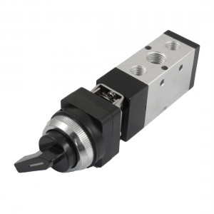 MV522LB 12mm Thread Input 2/5 Way Long Selector Knobs Air Mechanical Valve