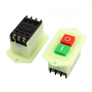 2pcs 3P AC 380V 10A ON OFF Control Push Button Power Switch LC3-10
