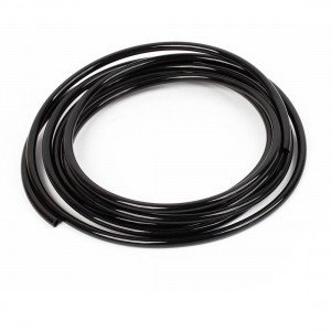 5 Meter 16.4Ft 10 x 6.5mm Pneumatic Air PU Hose Pipe Tube Black