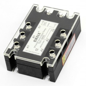 3-32VDC/480VAC 80A 3P SSR Solid State Relay TN1/380D w Indicator Light
