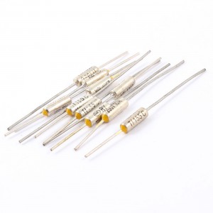 10 Pcs Short Circuit Protection TF Aluminum Thermal Fuse 155C 250V 10A