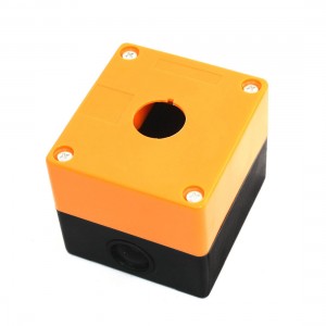 Black Orange Plastic Push Button Switch Parts Switches Box One Hole
