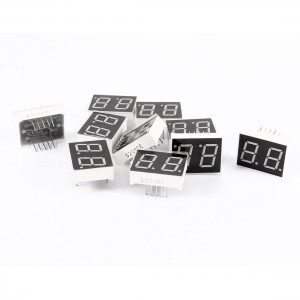 10 Pcs Red LED 10 Pin DIP 2Bit 2-Digit Common Anode Digital Tube 0.56"