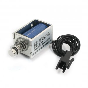 DC12V 0.2A 2.4W Linear Pull Open Frame Solenoid Electromagnet 0mm 500g 6mm 3030g