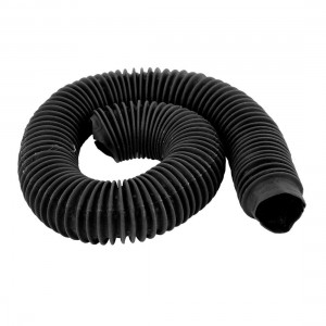 4.7cm x 100cm Round Flexible Tube Machine Tool Ball Screw Cover Black