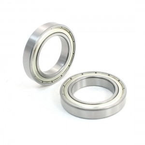 2Pcs 6907Z Single Row Shielded Deep Groove Radial Ball Bearings 35 x 55 x 10mm