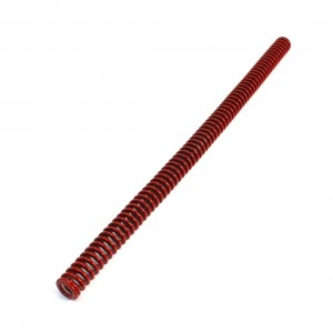 Red Chromium Alloy Mould Flat Wire Compression Spring 15mmx8.5mmx300mm