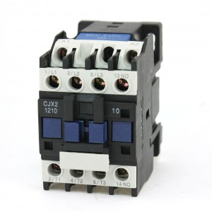 CJX2-12 Motor Control 3 Poles 1 NO Coil Volt 380V AC Contactor