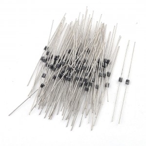 100 Pcs 1A 800V High Voltage Polarized Fast Rectifier Diodes