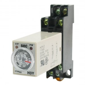 DC 12V H3Y-2 DPDT 0-60 Seconds Power on Timer Time Delay Relay w Base Socket