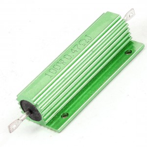 Chassis Mounted Green Aluminum Shell Wirewound Resistors 100W 0.47 Ohm