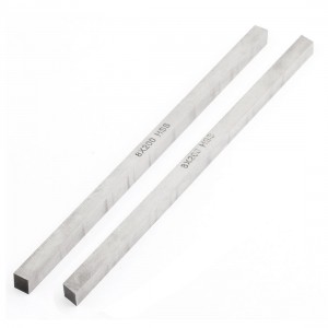 2 x Rectangle Shape Metalworking Cutting Lathe HSS Tool Gray 8mmx8mmx200mm