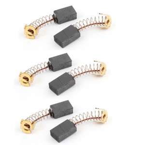 6PCS Repairing Part 15mm x 10mm x 5mm Carbon Brush for Generic Electric Motor