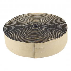 Black Electric Wire Protector Self-Adhesive Insulating Tape 10M Length