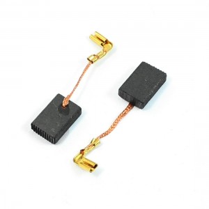 2 Pieces 16mm x 11mm x 5mm Motor Electric Carbon Brushes for Makita 9553NB