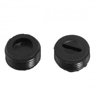 14mm Diameter Plastic Carbon Brush Holder Cap Cover 2 Pcs