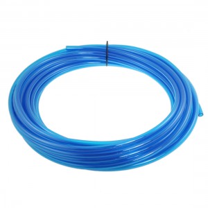 49 2ft Length 10mm x 6 5mm Air Pneumatic Tube PU Hose Clear Blue