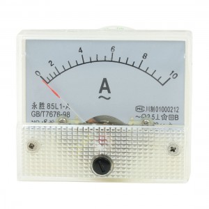 Class 2.5 Accuracy AC 0-10A Dial Analog Panel Meter Gauge 85L1-A