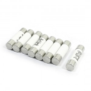 8 Pcs AC 380V 10A Fast-Blow RO15 RT18 Ceramic Fuse Fuses 10x38mm