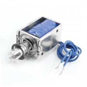 DC24V 1A 10mm Stroke 300g Force Open Frame Pull Type Solenoid Electromagnet
