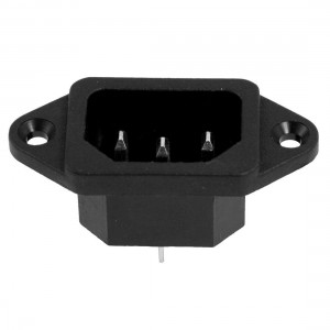 Panel Mount IEC320 C14 Inlet Plug Power Socket AC 250V 15A