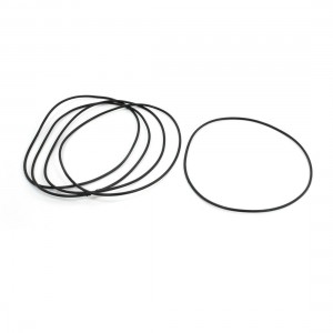 110mm OD 2mm Thickness Flexible Rubber Oil Seal Filter O Rings 5 Pcs