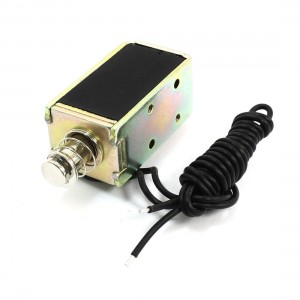 110V 1025W 0mm 16kg Push Pull Type Open Frame DC Solenoid Electromagnet