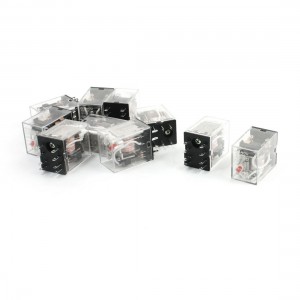 10pcs HH52P 50/60HZ AC 220/240V Coil DPDT 8 Pin Electromagnetic Power Relay