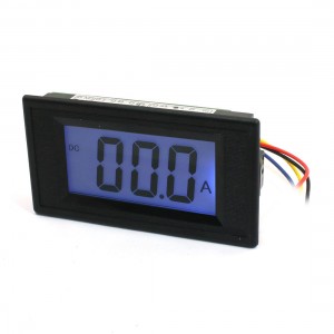 Blue LCD Digital Display Ampere Meter Ammeter Panel Gauge DC 30A/75mV