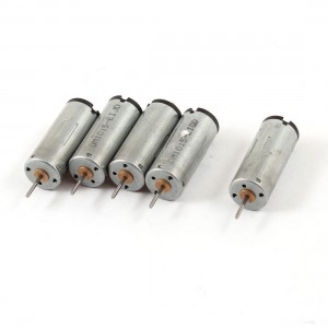 5 Pcs DC 3V 17000RPM Rotary Speed Cylindrical Mini Motor for RC Model Toy