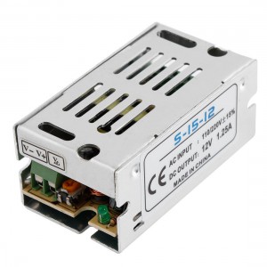 AC 110/220V to DC 12V 1.25A 15W Switching Power Supply for LED Strip Light