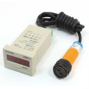 DC 6-36V PNP 30cm Optoelectronic Sensor Detector Photoswitch E18-B03P1 w Counter
