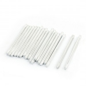 20Pcs RC Toy Car Parts Stainless Steel Round Linkage Rods 21mm x 2mm