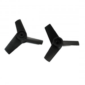 2pcs 12mm Hub Thick Plastic 3 Blades Ducted Fan Reverse Propellers 2.17"