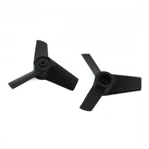 2pcs RC Model Plane 3mm Shaft Dia Motor 3 Blades Ducted Fan Blade 65mm