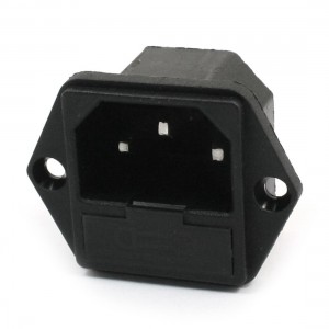 Electronic Rice Cooker IEC320 C14 Inlet Power Socket AC 250V 10A w Fuse Holder