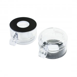 2pcs Clear 22mm Round Push Button Switch Protective Cover Guard Case