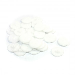 30Pcs 40 Teeth 0.5 Modulus Plastic Single Reduction Motor Gear for RC Airplane