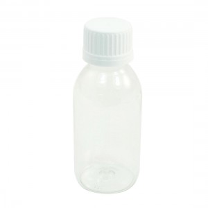 Screw Cover Clear Plastic 100ML Capacity Chemical Agent Bottle