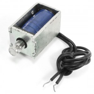 1mm 40g Open Frame Holding Electromagnet Solenoid 5VDC 0.22A